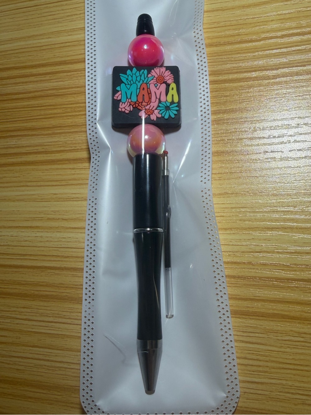 MAMA Black and Pink Novelty Ballpoint Pen